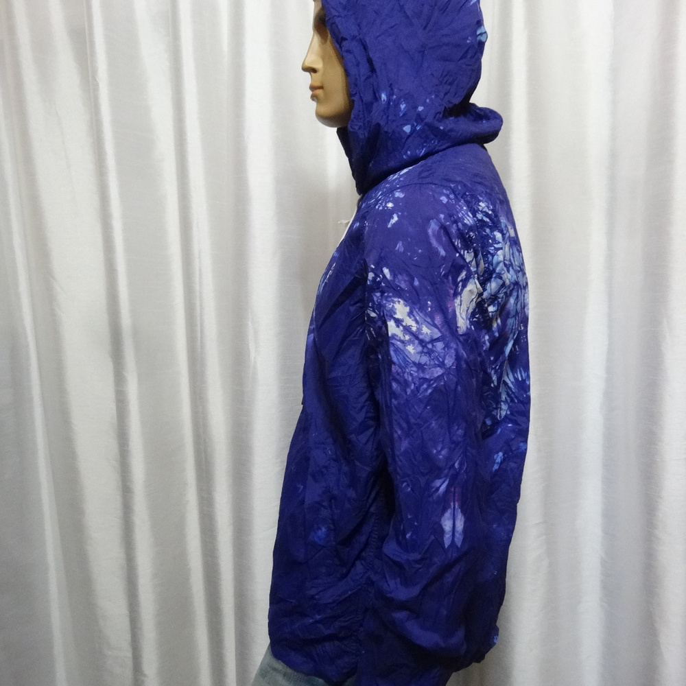 DIESEL mens hooded windbreaker 00CGSL00NKG 88E JIBATIK blue jacket  S - Picture 5 of 5